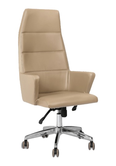 Hunt Mobilya Vaga Krem Deri Ofis Yönetici Koltuğu Krem