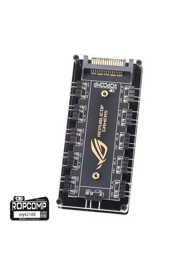Ropcomp Argb Hub 11 Port 5v 3-pin Argb Ve Fan Hub