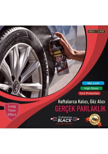 Premium Lastik Parlatıcı Tampon Parlatıcı Koruyucu Aerosol Sprey 500 Ml