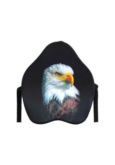 Visco Li Kartal Desenli Yastık Bel Yastığı Ortopedik Destek Yastık Oturma Minder Kartal