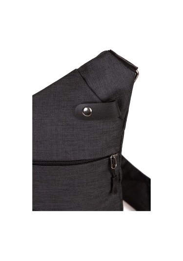 Newish Polo Suya Dayanıklı Telefon Cepli Unisex Siyah Çapraz Göğüs Ve Omuz Çantası Günlük,seyahat,spor - Kadın Siyah