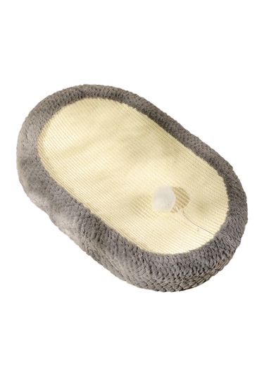 Suntek Kedi Tırmalama Yatağı Oval Şekil Büyük Alan Gri