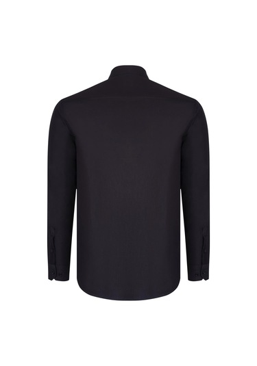 İkili Set G726 Dewberry Erkek Gömlek-siyah-bordo Siyah-bordo