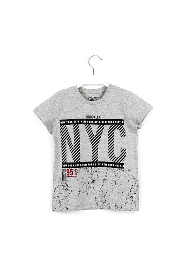 Nyc Brooklyn Baskılı Erkek Çocuk Tişörtü 6 7 8 9 10 11 14 15 Yaş