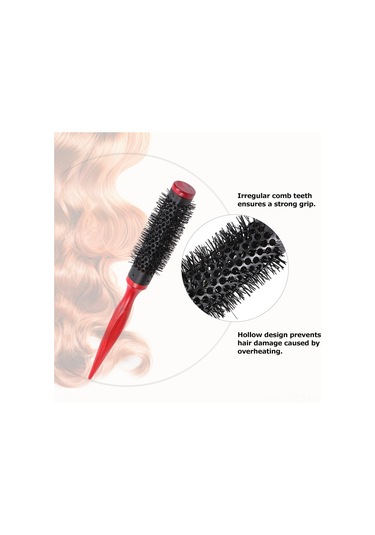 Qingmipy 10mm Nylon Saç Fırçası - Dalgalı Ve Düz Saçlar İçin Profesyonel Stil Aracı