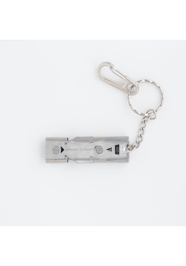 Freecamp 2 Çıkışlı Bilyesiz Düdük - Gri