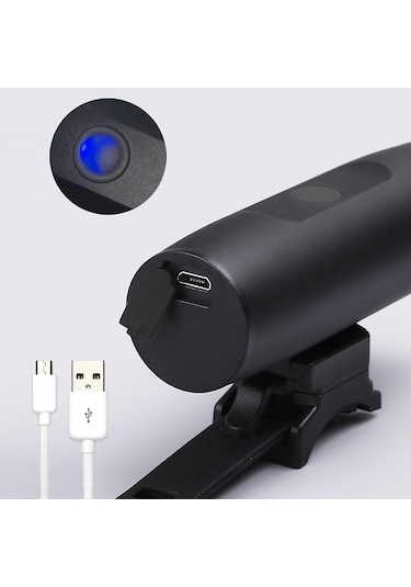 Xindoker Gopro Uyumlu Bisiklet Farı Ve Arka Işığı - Usb Şarjlı, 300 Lumens, Ipx4 Su Geçirmez, Alüminyum, 2200mah Pil
