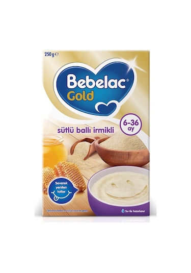 Bebelac Gold Sütlü Ballı İrmikli Kaşık Maması 250gr