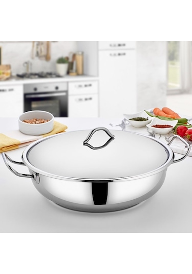 Gülsan Mega Çelik Saplı 45X16 CM Karnıyarık Tencere 5119