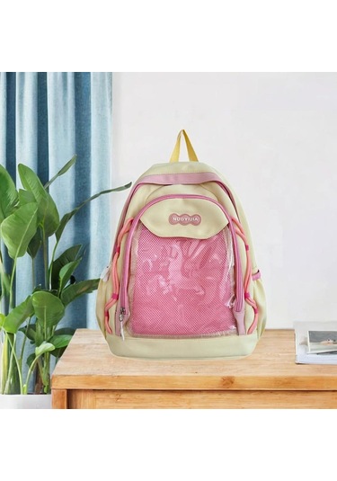 Suntek Moda Sırt Çantası Gündelik Sevimli Genç Kızlar Için Sarı