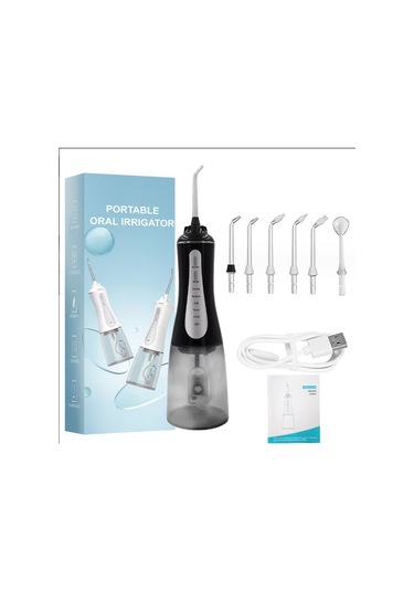Ambition Black-oral Irrigator Diş Duşu 5 Modları Taşınabilir Diş