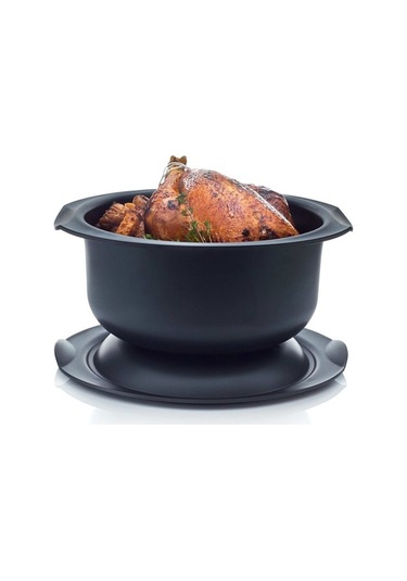 Tupperware Ultra Pro Yuvarlak 5Lt Siyah