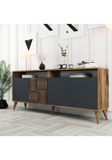 Variant Variant Milan Konsol - Ceviz / Antrasit