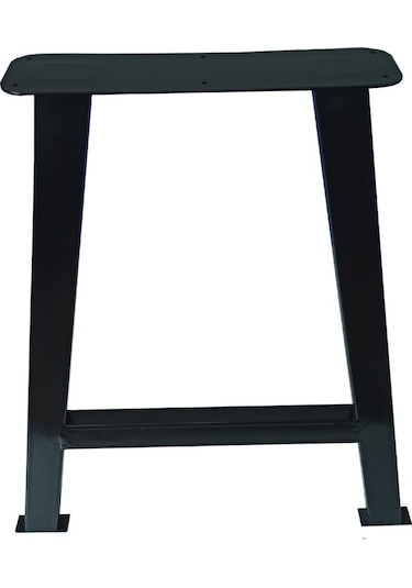 Bin1Fırsatt Masa Ayağı Ahşap Masif Kütük Çalışma Yemek Masası Metal A Ayak