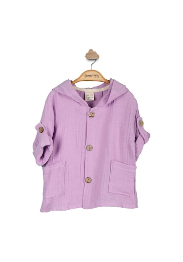 Kapüşonlu Müslin Hırka 001