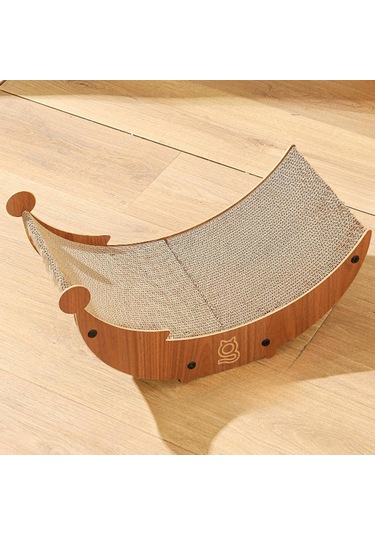 Suntek Kedi Şezlongu Oluklu Kağıt Uyku Tırmalama Pedi İç M