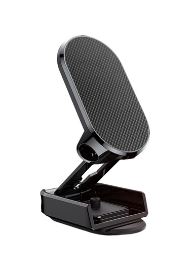 Tenfowee 360 Derece Dönebilen Katlanabilir Araç İçi Manyetik Telefon Tutucu - Güçlü Yapışkan Ve Kaymaz Yüzey Siyah