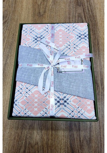 Fine Pembe Çift Kişilik Pike Takımı %100 Pamuk, Modern Tasarım Pembe