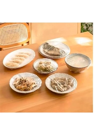 Lastikli Tencere Ve Tabak Bonesi 100 Adet 24cm Renkli