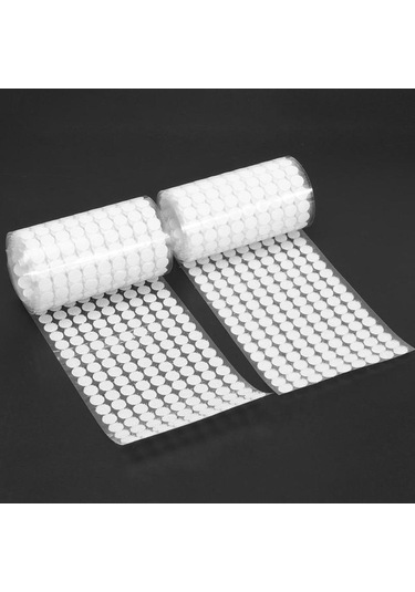 Pazly Kendinden Yapışkanlı Velcro Disk 1000 Çift 15mm Polyester Ayakkabı Bağlantı Elemanı