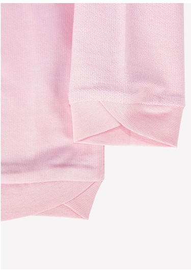 Organik Kız Çocuk Sweatshirt - Pembe