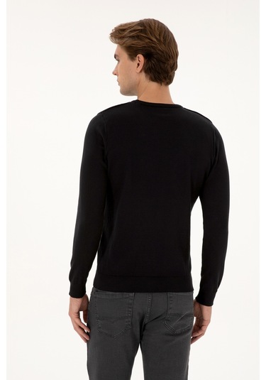 U.s. Polo Assn. Erkek Siyah Kazak /triko 50307779-vr046 Siyah