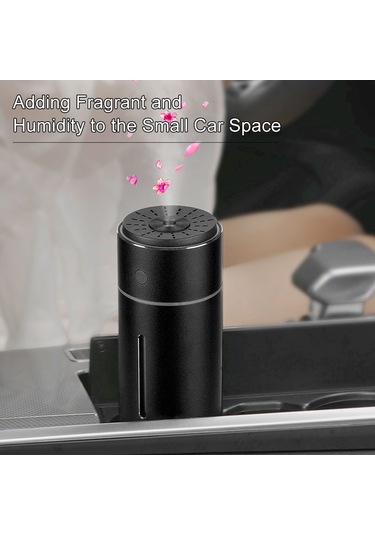 Samdoo Taşınabilir Usb Şarjlı Araç Nemlendirici - 260ml Kapasiteli Led Aydınlatmalı Koku Yayıcı