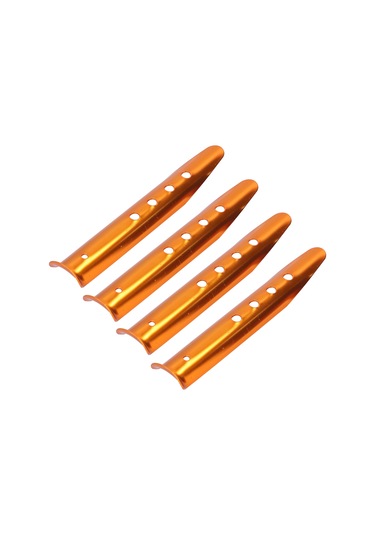 Skycity 4 Adet Taşınabilir Alüminyum Çadır Pini - Kuru Toprak, Kum Ve Kar İçin Güçlü Tutma Gücü, Outdoor Kamp Malzemesi Altın