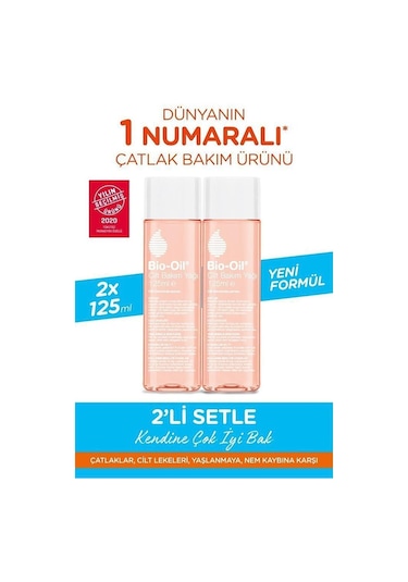 Bio Oil Cilt Bakım Yağı 125 Ml 2'li Set