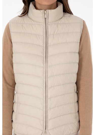 U.s. Polo Assn. Kadın Yelek Dokuma 50308083-vr256 İnci