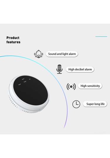 Geeksen "wifi Bağlantılı Kablosuz Gaz Kaçağı Alarmı - 80db Yüksek Sesli, Otomatik Gaz Kesme, Ch4 Ve Lpg Tespiti"