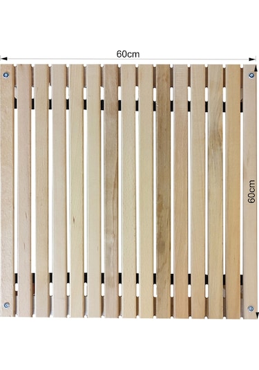 Exent Ahşap, balkon bahçe plaj piknik sehpası, mini masa-60x60 yü
