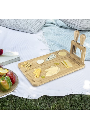 Naturalove Bambu Peynir İkram Tabağı - Mıknatıslı