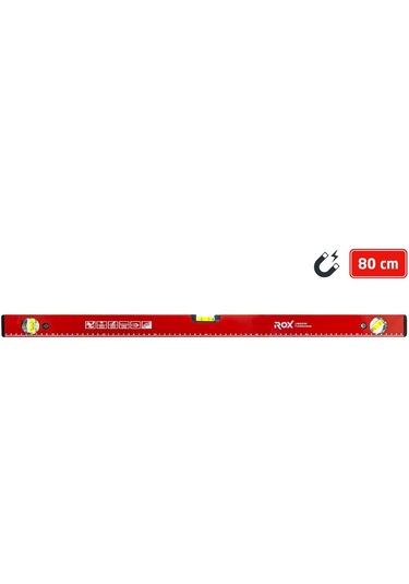 Rox 0350 Mıknatıslı Alüminyum Su Terazisi 80 Cm