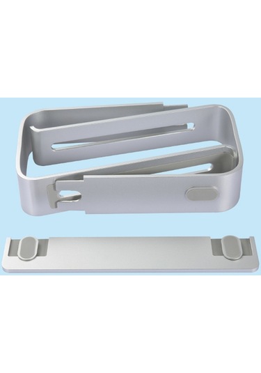 Cbtx Z29 Ayrılabilir Hollow-out Dizüstü Bilgisayar Standı Tutucu Dizüstü Bilgisayar Yükseltici Destek Braketi - Gümüş