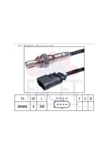 Ibıza V 1.2 Bzg 08→ Oksijen Sensörü 03c906262 Facet 10.7920