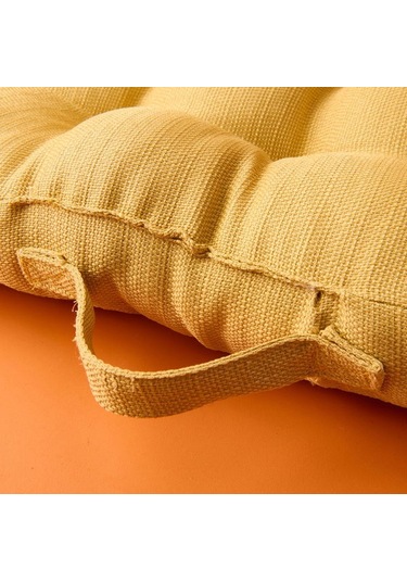 Evidea Soft Traum Sandalye Minderi - Hardal - 45x45 Cm Hardal