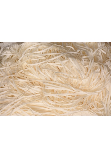 Düz İp Model Krem Renk Hazır İp Perde 300 270 Krem