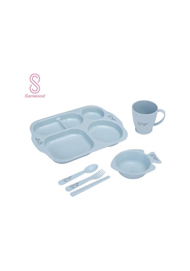 Yemek Takımı Kaymaz Pürüzsüz Yüzeyli Kase Tabak Bardak Takımı