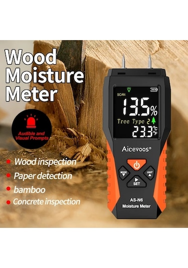 Motion003 Aicevoos Dijital Ahsap Nem Olcer N6 Igne Tipi Su Kacak Dedektor Lcd Ekran Nem Test Ci