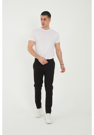 Camp Scoutland Camp546 Outdoor Tactical Su İticili Çok Cepli Likralı Erkek Yürüyüş Pantolonu Siyah