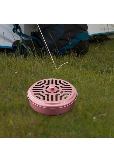 Suntek Sivrisinek Bobin Kutusu Tutucu Kapaklı Kamp Dış Mekan Pembe
