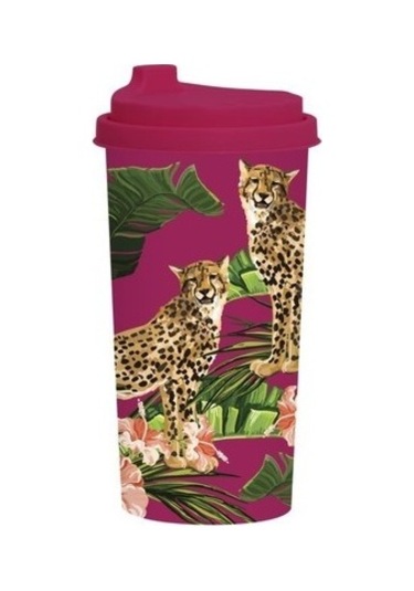 Herevin Desenli Kahve Bardağı-Leopar 470 Cc 161920-014