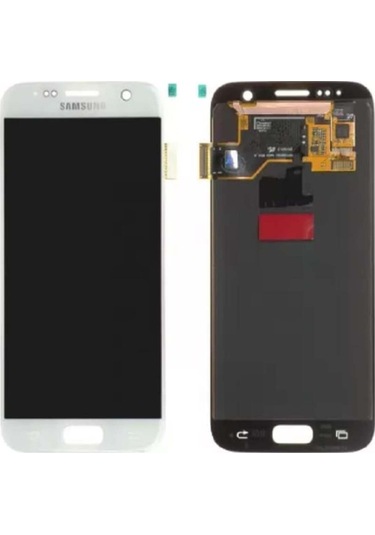 Samsung Galaxy Uyumlu  S7 G930 Lcd Ekran Dokunmatik Beyaz Renk