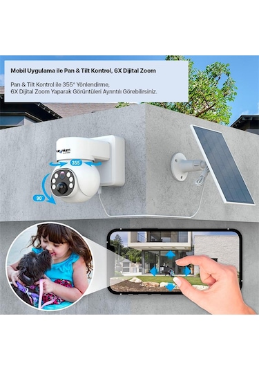 Uranium Anp-pt4015bs4g-b 4mp 3.6mm Lens 4g/lte 15mt Ir + 15mt Beyaz Led