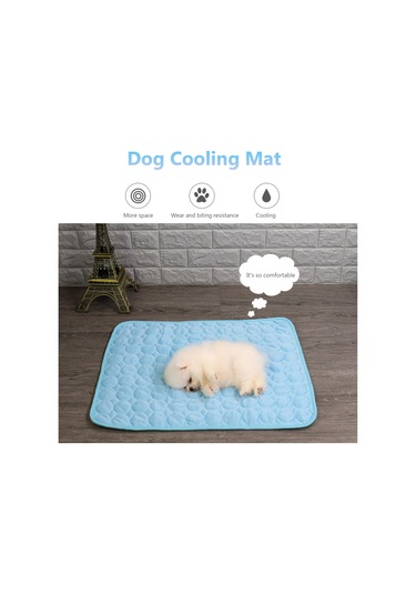 Samdoo Küçük Köpek Soğutucu Mat Açık Gri-m Boy - 6 Kg'a Kadar Uygun, Nylon-polyester, Hızlı Soğuma, Makine Yıkama Uygun