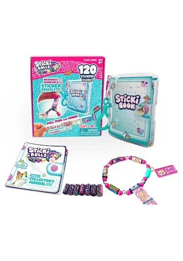 Bant Kapsülü Sticki Rols 120 Stickerlı Bileklik Çıkartmalı Etiket