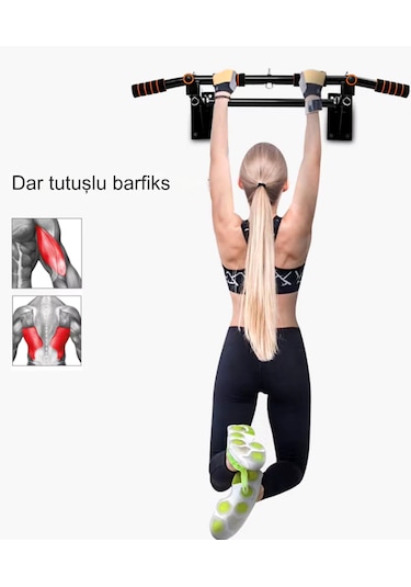 Raiden Duvar Barfiksi Duvara Monte Barfiks Çekme Aleti Kapı Barfix