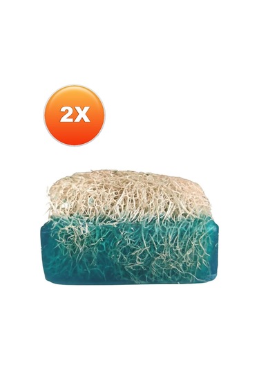 Doğal Kabak Lifli Okyanus Kokulu Sabun 120 Gr. İkili Set