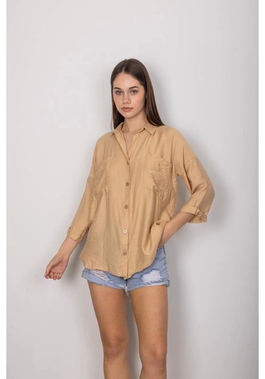 Cepli Salaş Gömlek T1010 Vizon